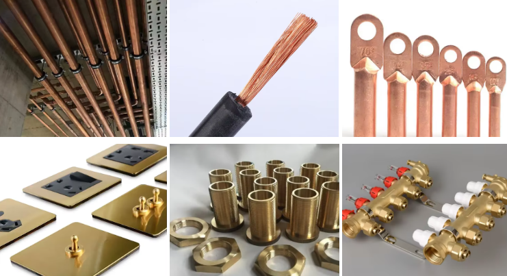 C1100 C1200 Pure Copper Strip T1 T2 T3 Grades For Electrical Construction