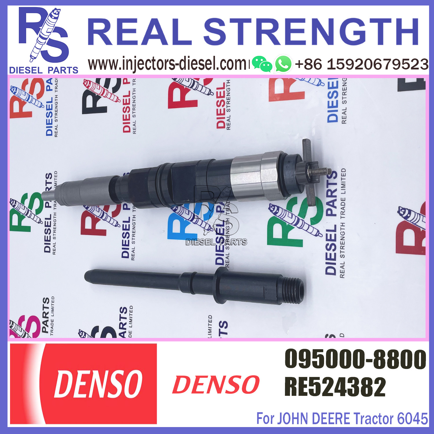 Common rail injector 095000-6490 095000-6491 095000-6492 095000-8800 095000-8801 RE546781 RE524382 RE5291