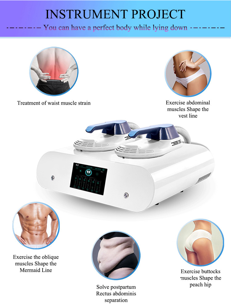 2025 Newest EMS RF Body Sculpt Machine Spa Body Contouring Desktop Muscle Building Fat Burning Beauty Device