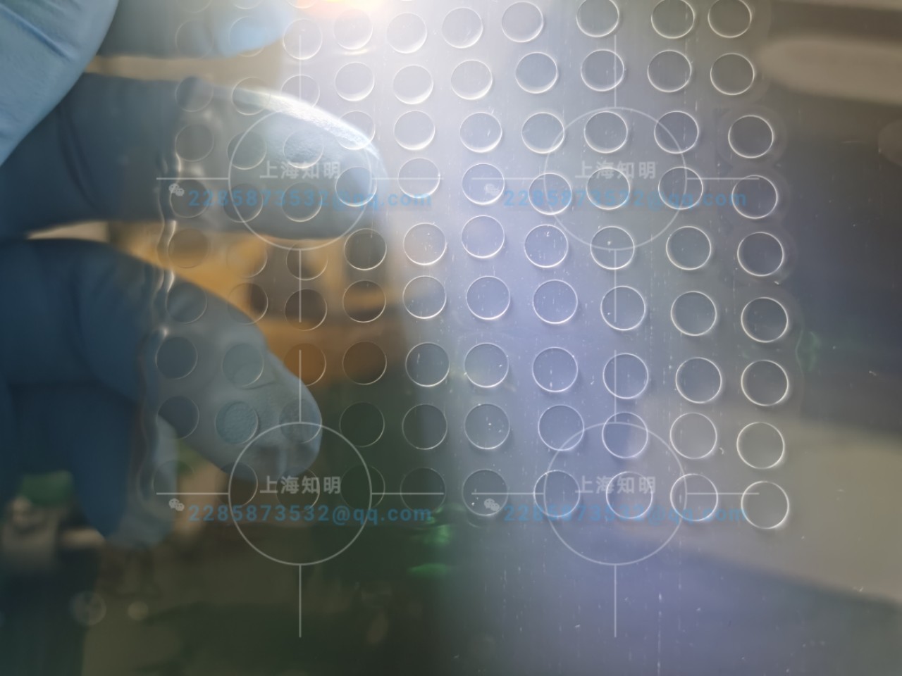 Diameter 5mm Sapphire Cover Glass 0.3mm Thickness