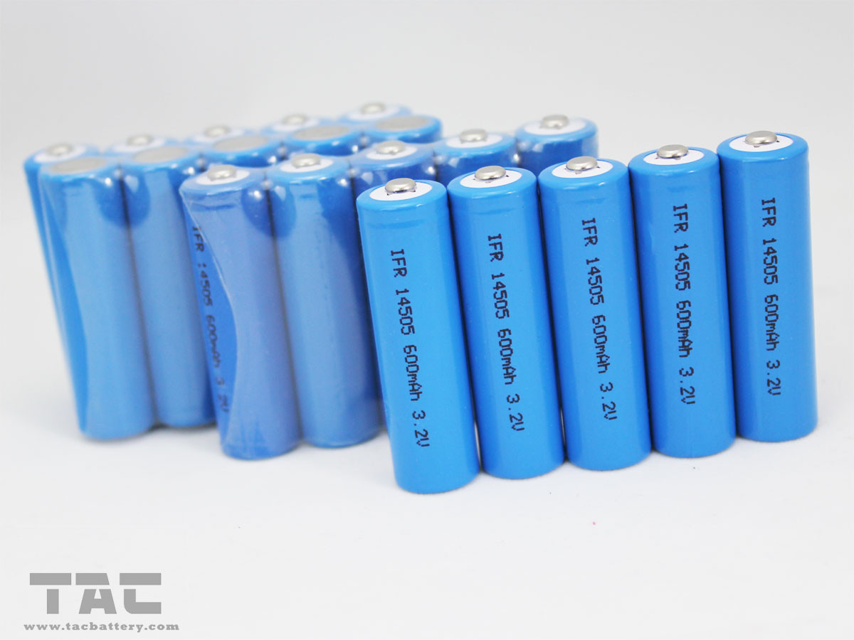 3.2V Lifepo4 Battery AA 14500 250mah For Solor Light and Lawn Lamp