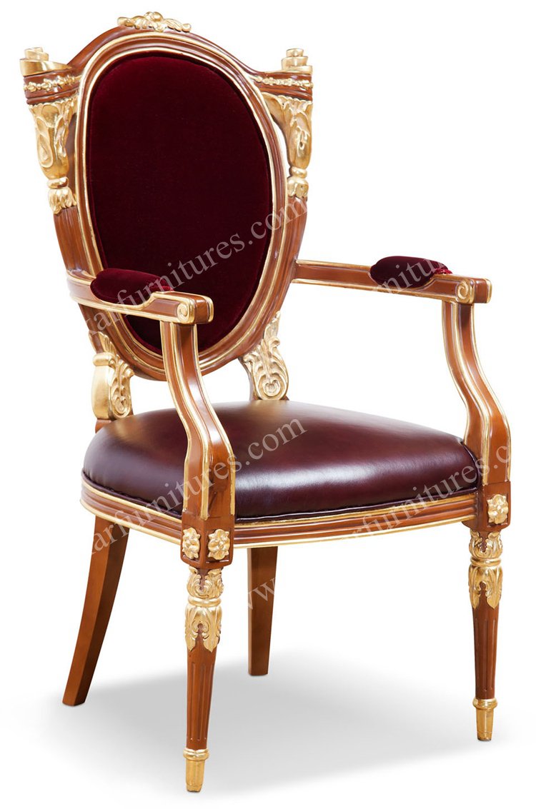 Alibaba Retro reclining italian leather dining chair FY-103A
