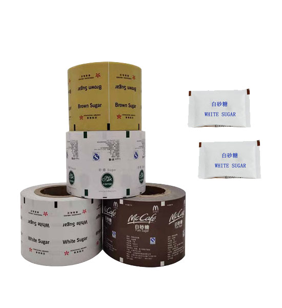 Custom Printing 58GSM Packaging Paper Roll For 5g Sugar Sticks Specialty Paper