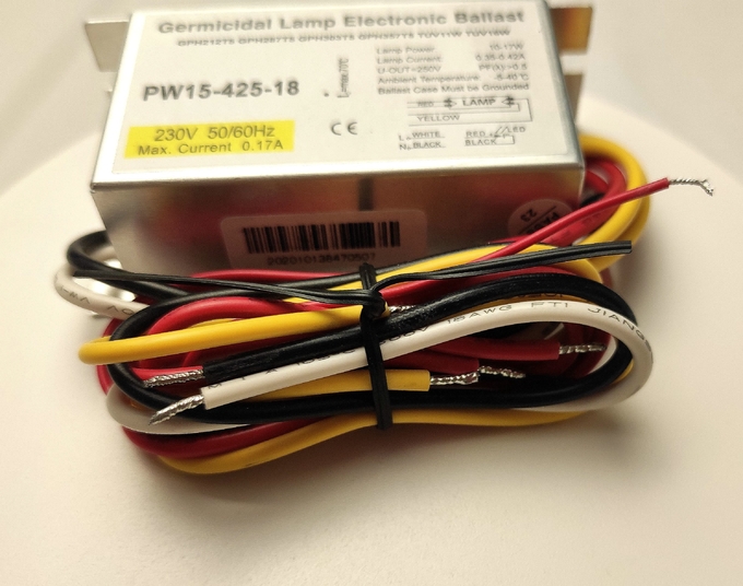 24V DC Electronic UVC Lamp Ballast Sterilizer 18w 4 Pin For T5 0