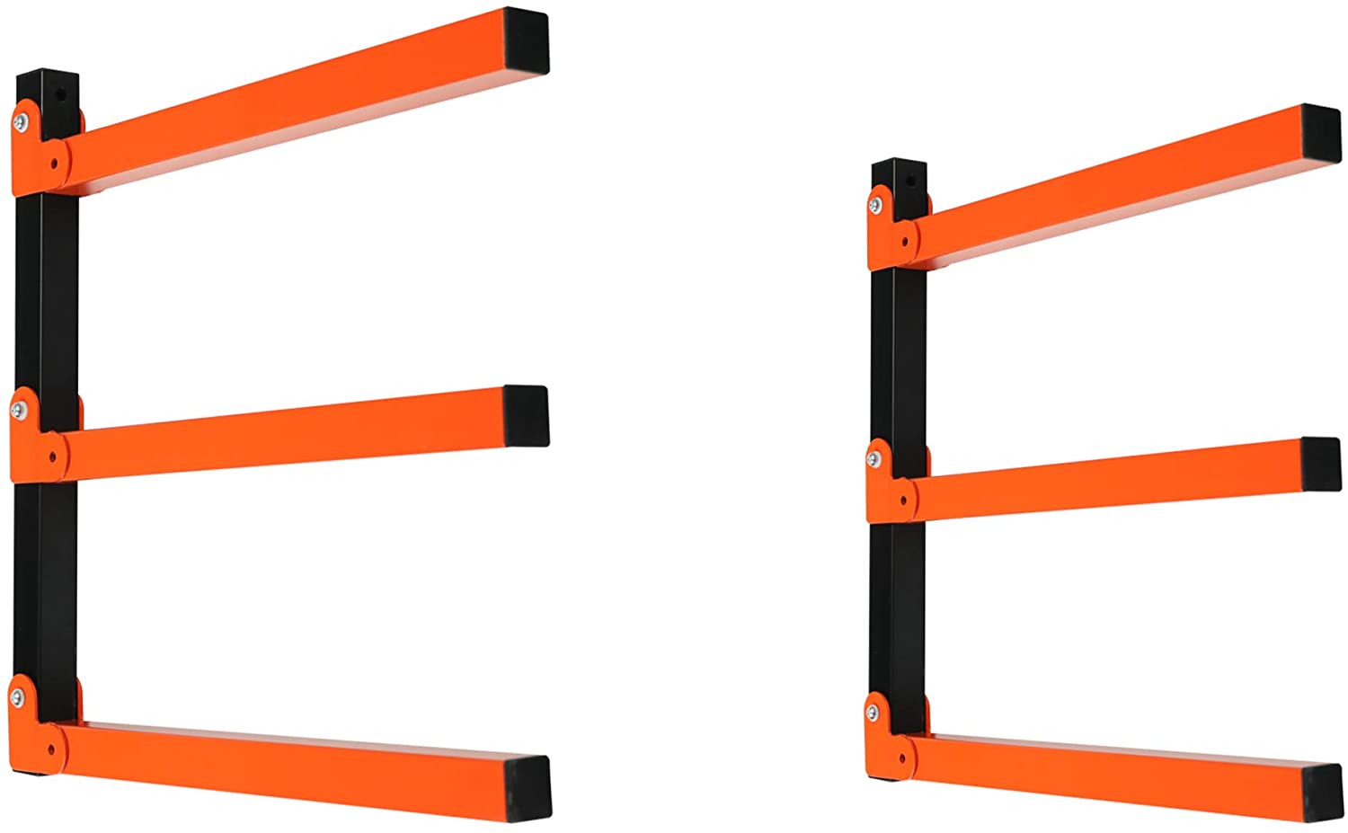 3-Level Wood Rack for Everyday Workshop Lumber Storage in Farmhouse Design