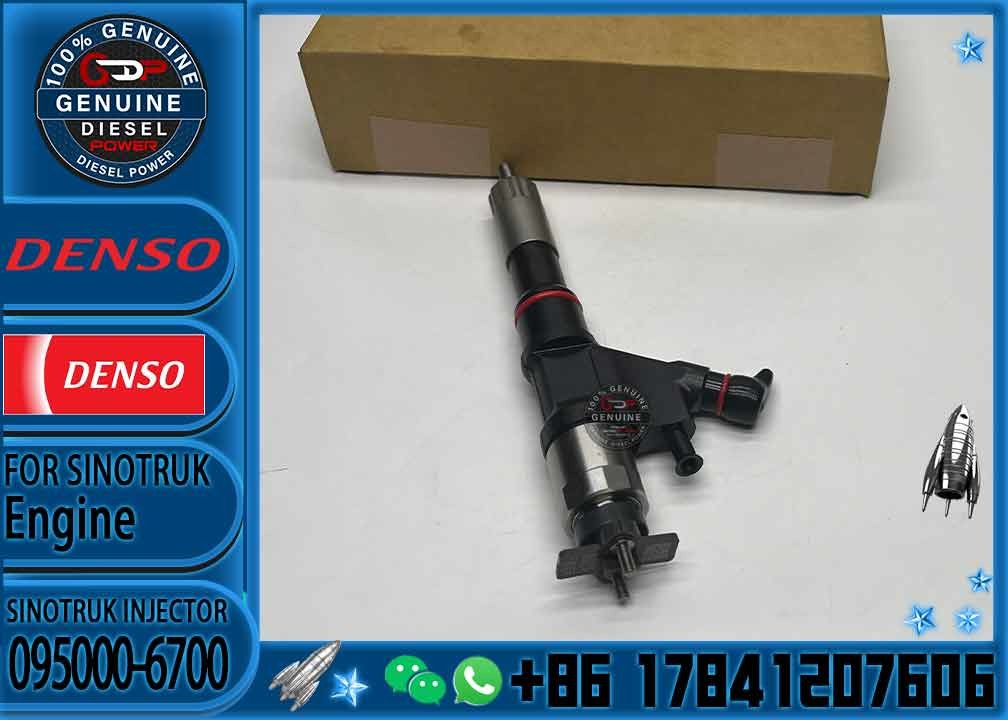 Diesel Common Rail Fuel Injector 095000-6700 095000-6701 9709500-670 0950006700 0950006701 for HOWO VG1540080017A R61540