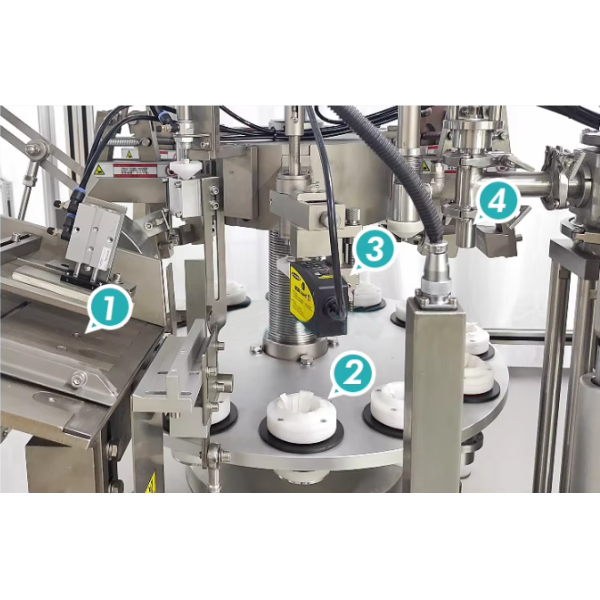 Fully Automatic Aluminum Tube Filling and Sealing for MS Sealant High Speed Tube Filling Machine