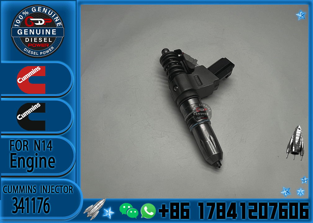 Common Rail Fuel Injector 3407776 3087807 3411385 341176 3409975 For Cummins QSN14 N14 Engine