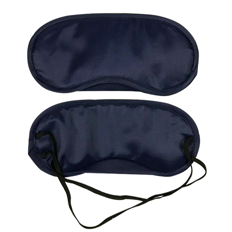 Polyester 3D Sleeping Eye Mask Silk Screen Imprint Blackout Eye Covers