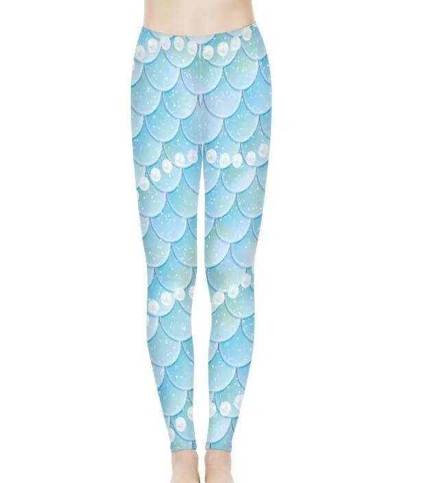 Stretchy Print On Demand Sublimation Printing Leggings Women'S Long Yoga Pants