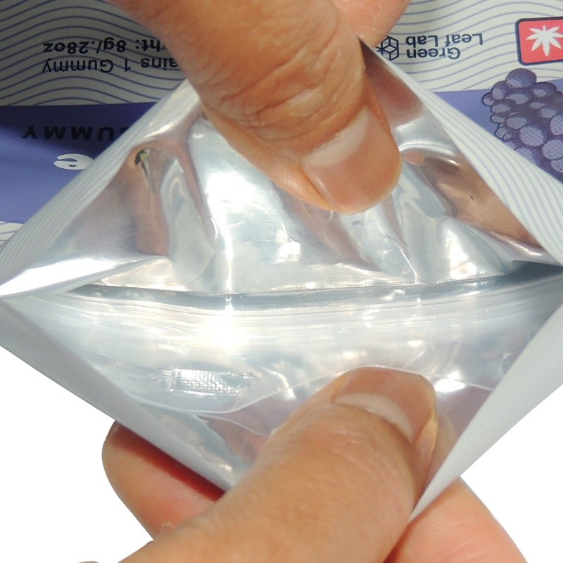 Light Proof CMYK SGS Zipper Packaging Pouch For Chips
