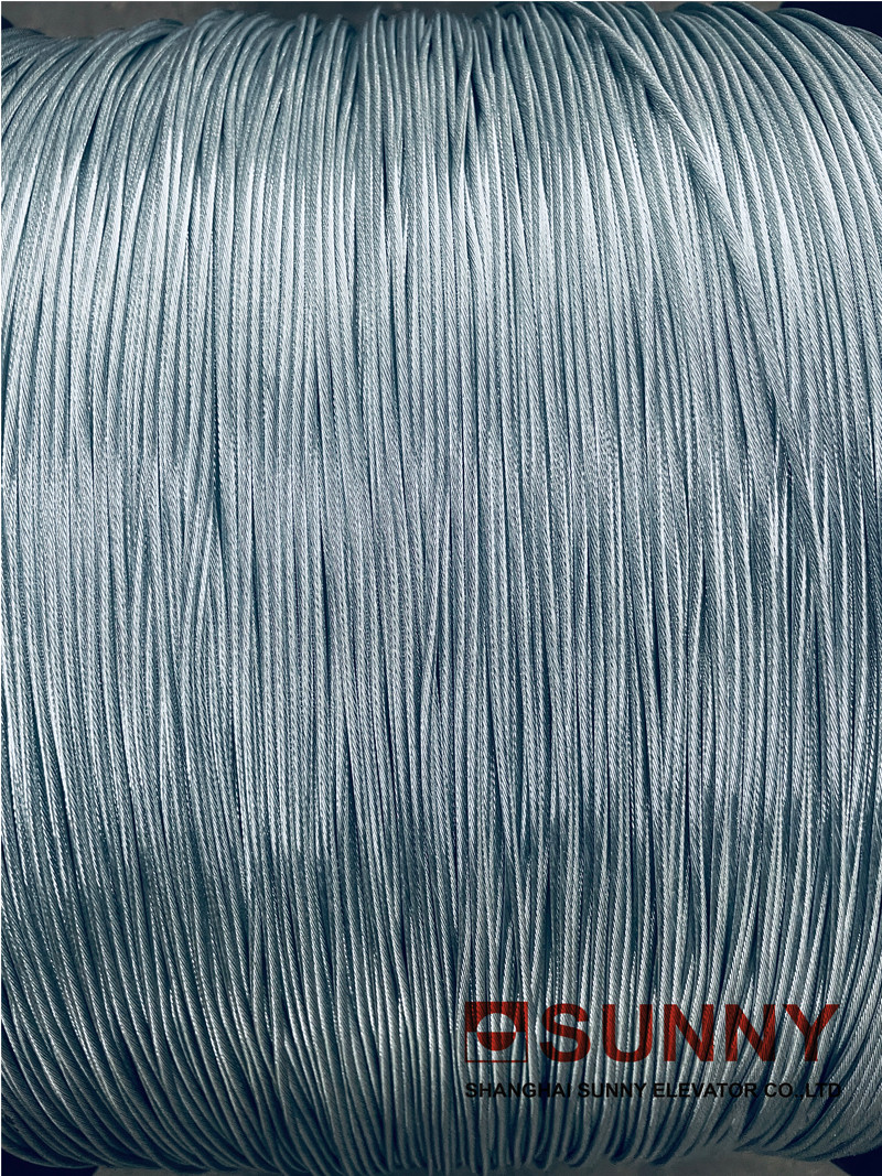 Right Hand Regular Lay Wire Ropes With Steel Core / Mixed Core for Elevator Parts
