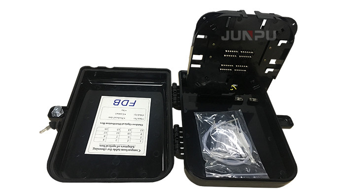 Junpu SC 16 Port Ftth Fiber Optic Distribution Box , Fiber Access Terminal Box