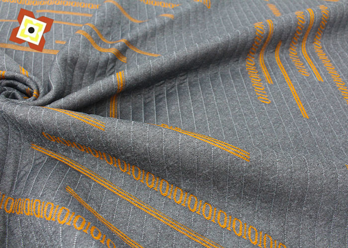 Guangzhou wholesale Stretch Pillow Mattress Quilting Fabric Knitting Jacquard Air Layer Modal Grey mattress fabric