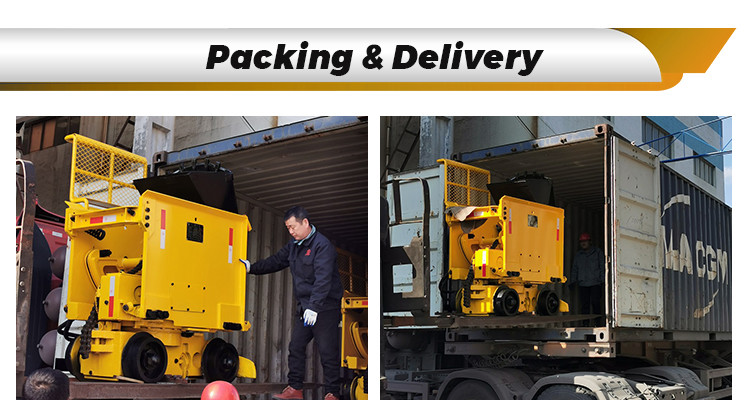 20-30m3/H Gold Mining Rock Loader Electric Tunnel Loader Energy Saving Z-17W