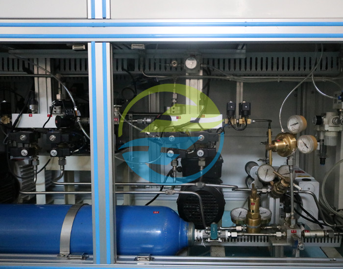 250 PSI 2 Stations Hydrogen And Nitrogen Detection System With Leak Testing Equipment