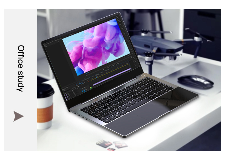 1.80GHz Ultra Thin Laptop Computer Intel I5 10210U CPU 14" 3840 × 2160 IPS