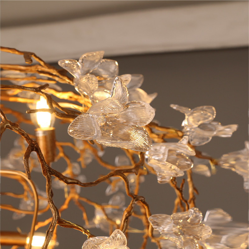 Creative Modern LED Bedroom Chandelier With Energy Saving Light Source