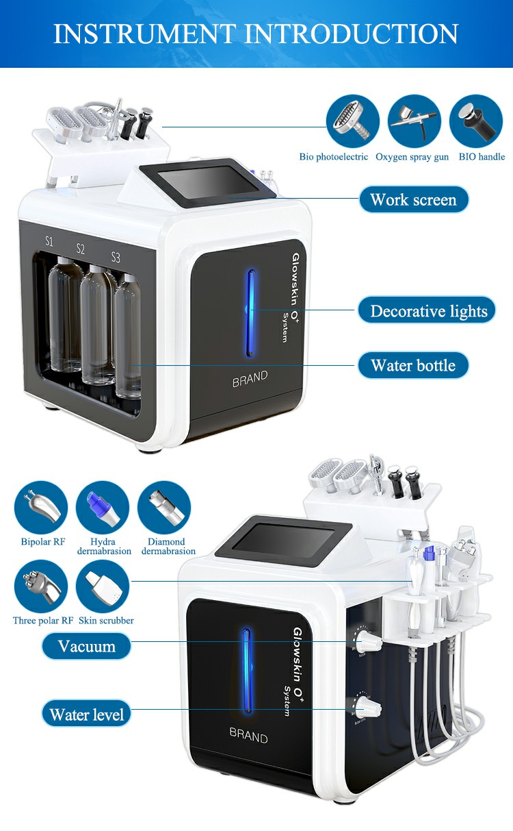 Black Head Removal Beauty Therapy Machine 10 In 1 Hydrodermabrasion Device