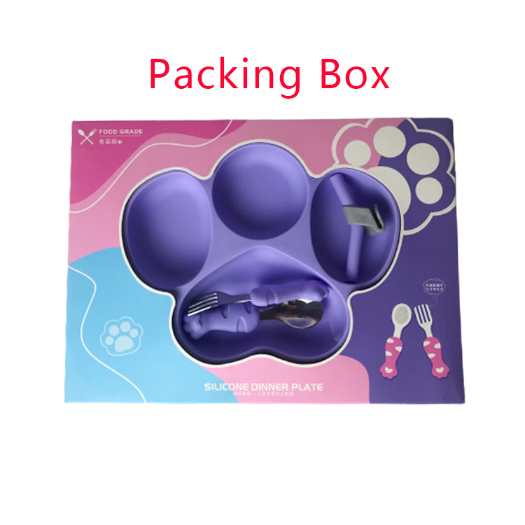 Silicone Baby Bpa Free Suction Bowl Set Tableware Customized With Straw