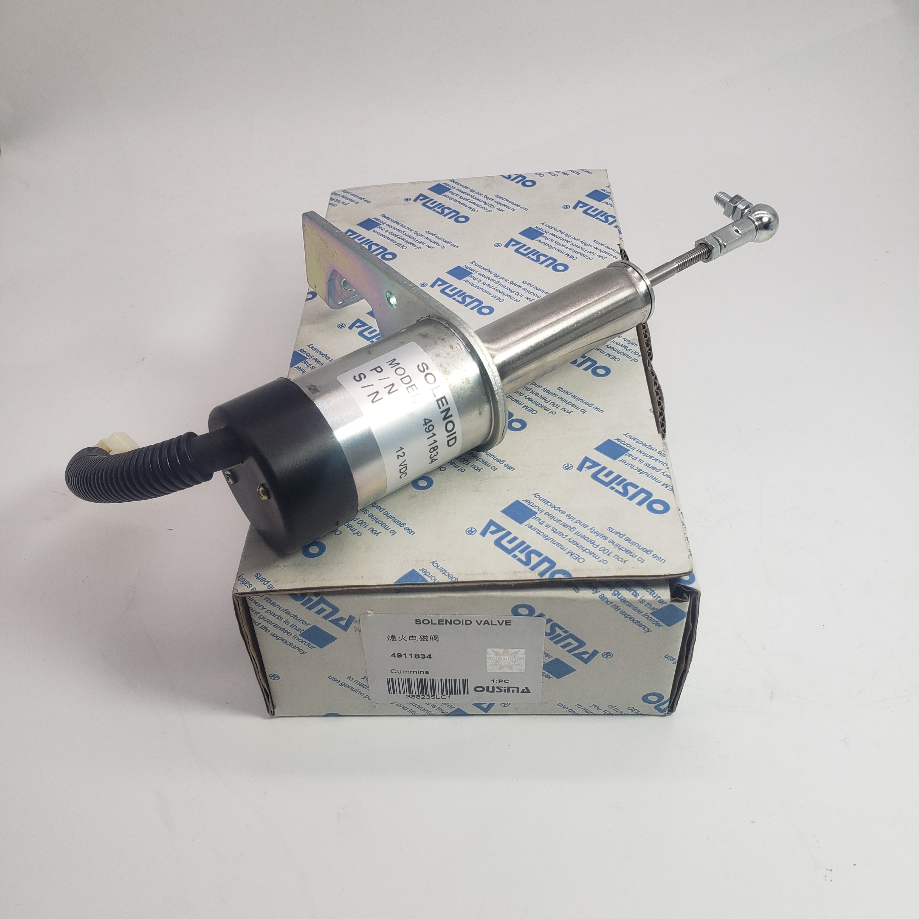 Solenoid Valve 4911834 12V for Cummins Engine Excavator Parts