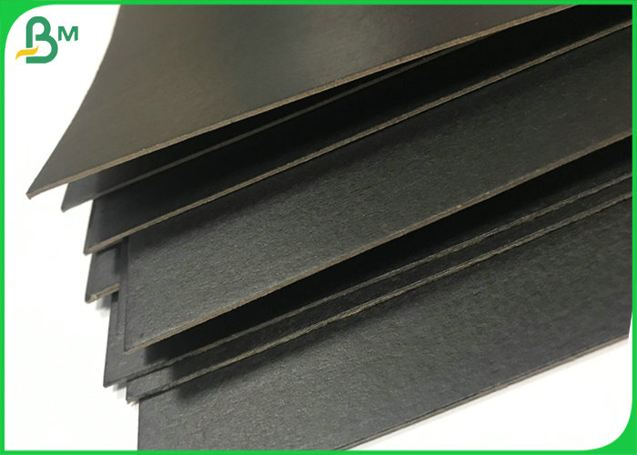 Mix Pulp 120g to 500g A3 A4 Size Solid Black  kraft Paper Board Sheet / Coils 