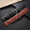 Buy cheap Black brown watchband Leather Men Women Watch Band 12 14 16 18 20 22 24mm Wrist from wholesalers