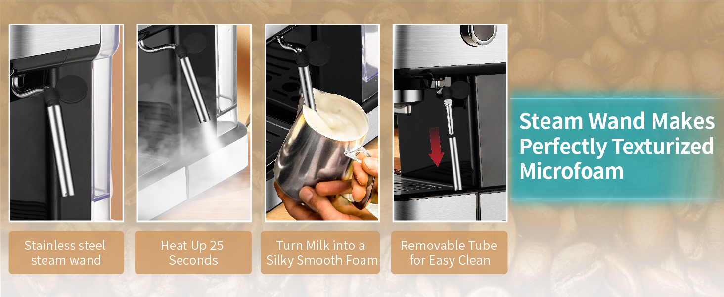 Anbo 20 Bar High Pressure Coffee And Expresso Machine Household