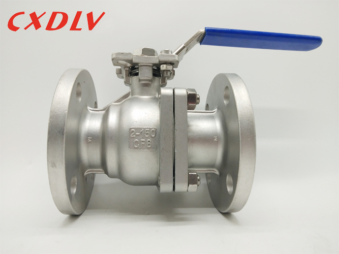 150LB Flanged Stainless Steel Ball Valve CF8M Direct Mounting Pad 1