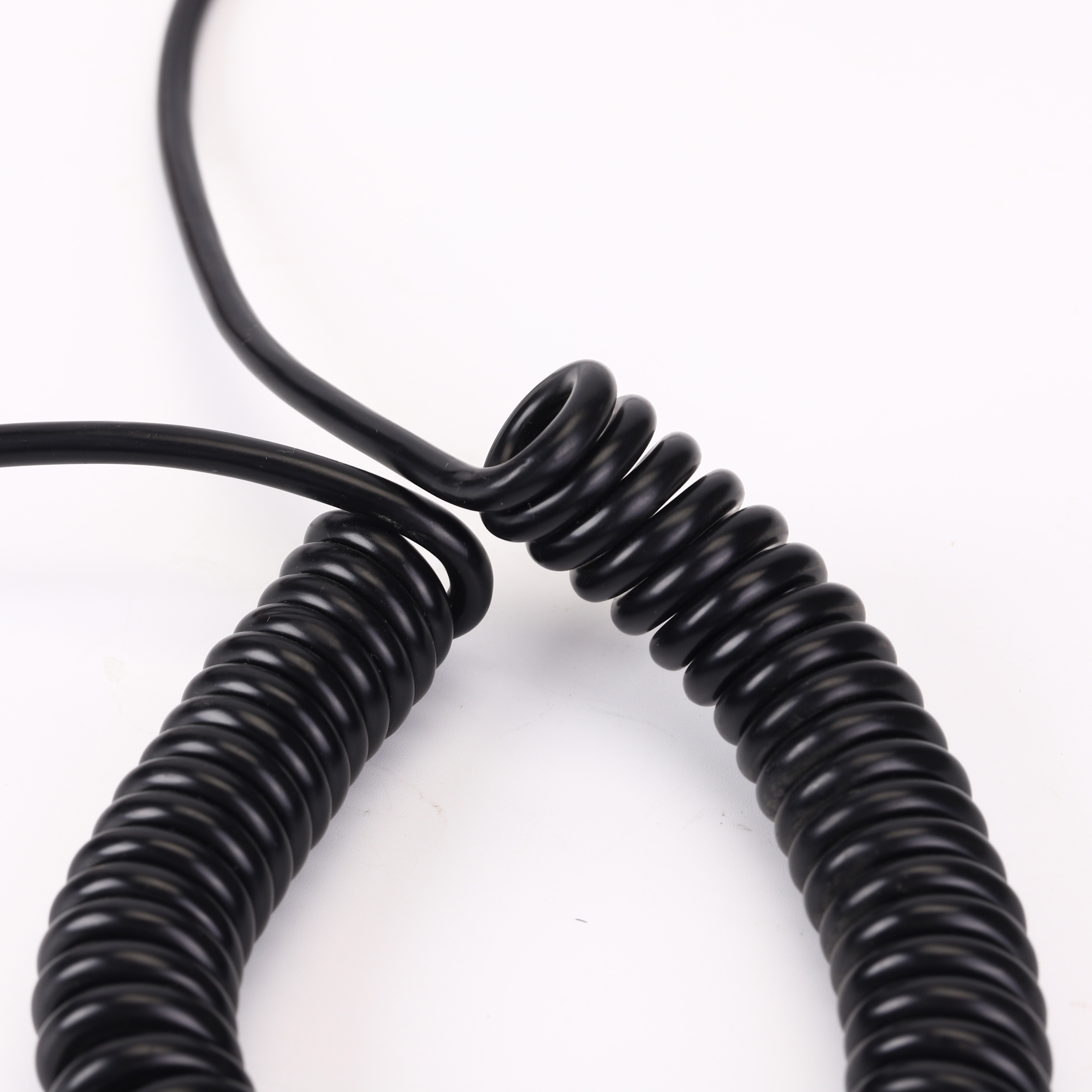 OEM High Flexible Coiling Cables Spiral Spring Wire Harness Automatic Cable Coiler
