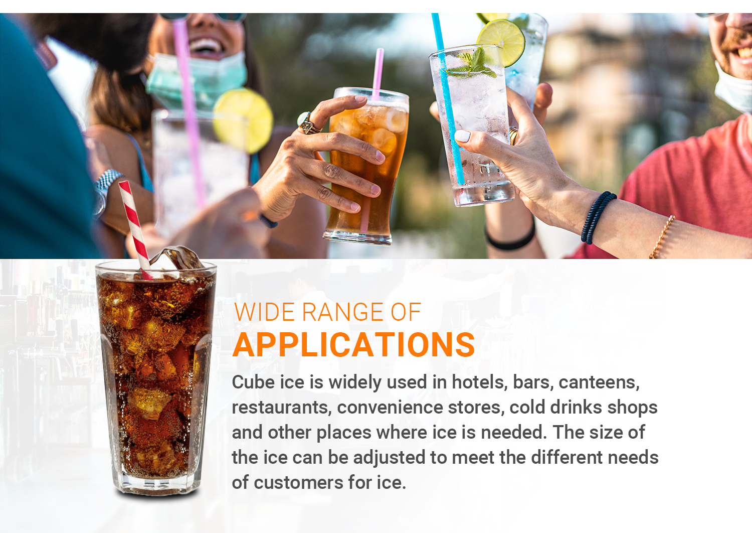 cube ice machine
