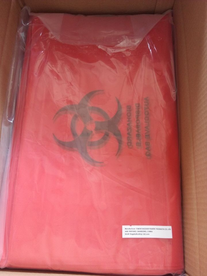 PE packing bag for Asbestos fibers, large size thicker LDPE asbestos remove bags, Large Asbestos Waste Removal Bags, pac