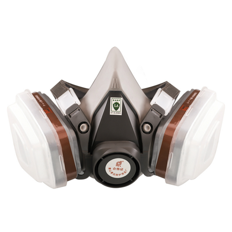 Full Face Respirator Gas Mask With Double Filters