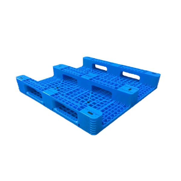 Food Factory 1100 X 1100 Blue HDPE Plastic Pallet 100% Recycled Plastic Pallet