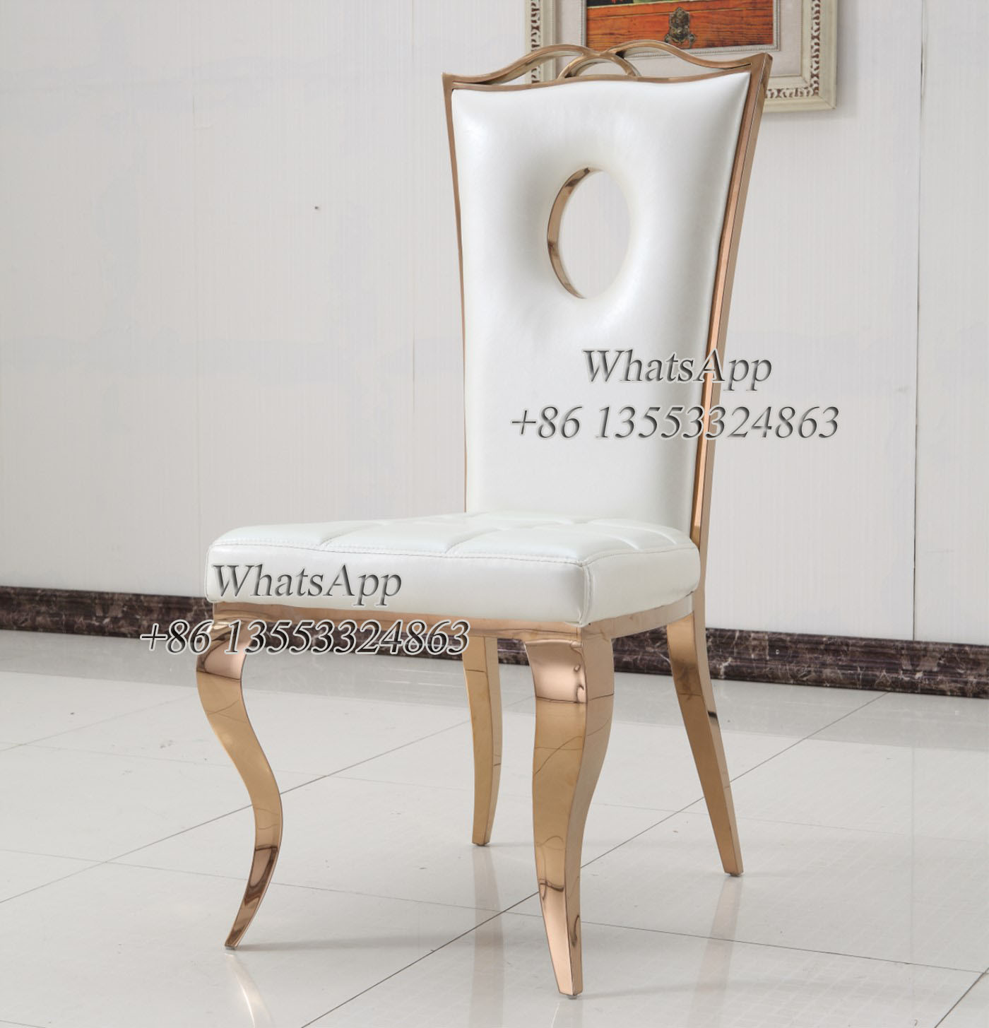 Modern Stainless Steel Dining Room Chair For Sale With Good Quality (YS-1)