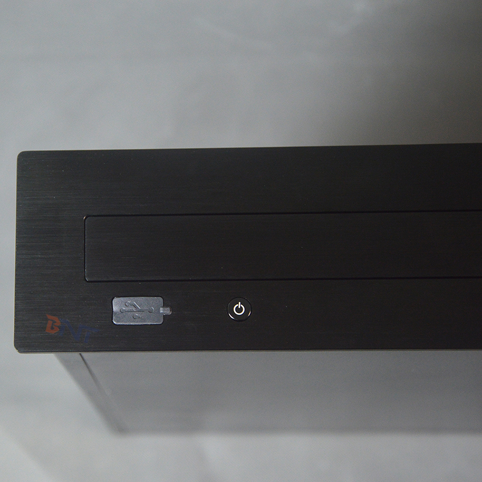 BNT Conference system 21.5 inch computer monitor flip up and down mechanism with back screen