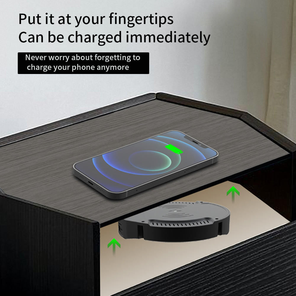 30MM Long Range 10W Invisible Wireless Charger Under Table Type