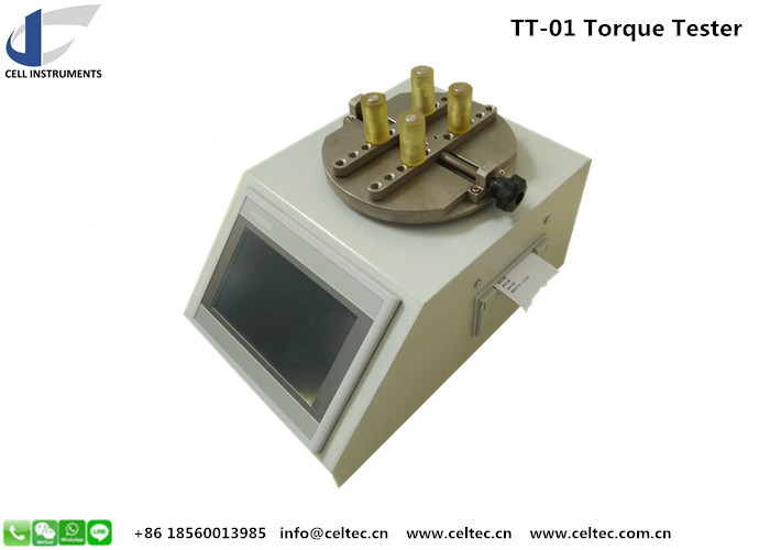 Bottle closure torque force meter Motorized Automatic torque tester for beverage PET bottle