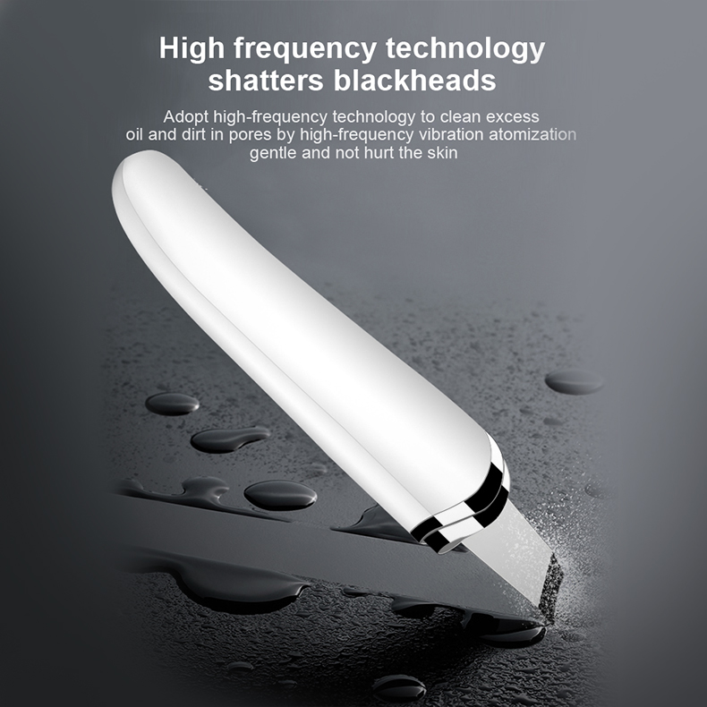3 Modes Exfoliators Ultrasonic Skin Scrubber Spatula Waterproof
