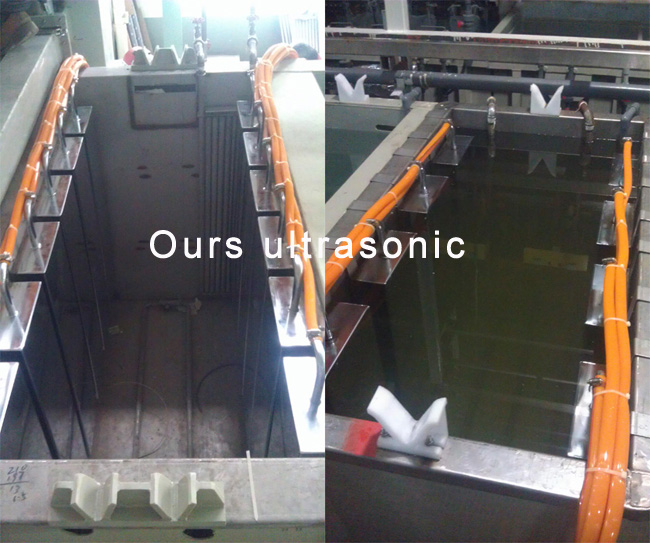  immersible ultrasonic cleaning transducers on industrial ultrasonic washing