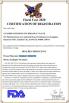 WUXI OUCO INTERNATIONAL GROUP CO., LTD Certifications