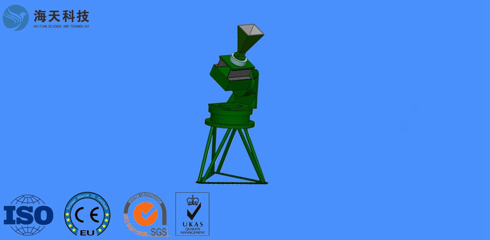 Automatic Tracking Radar Servo System 2 Axles 80KG