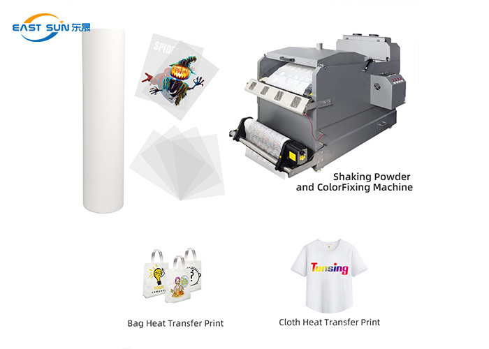 digital printing DTF PET Transfer Film A3 / A4 30cm 60cm Custom Size Sigle Sides matte