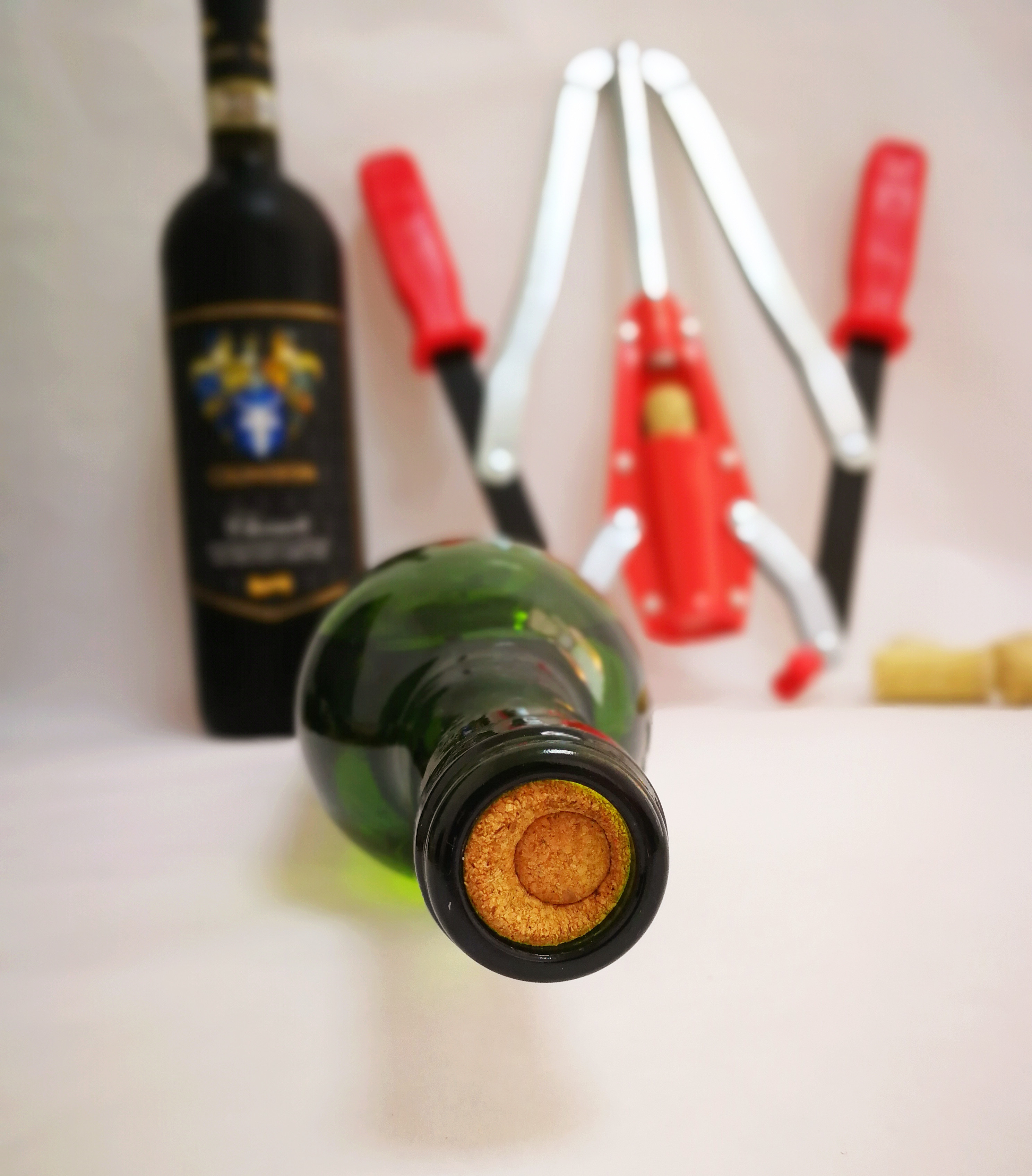 Metal Manual Wine Corker Heavy Duty Corking Wine Bottles By Hand 25 * 33cm