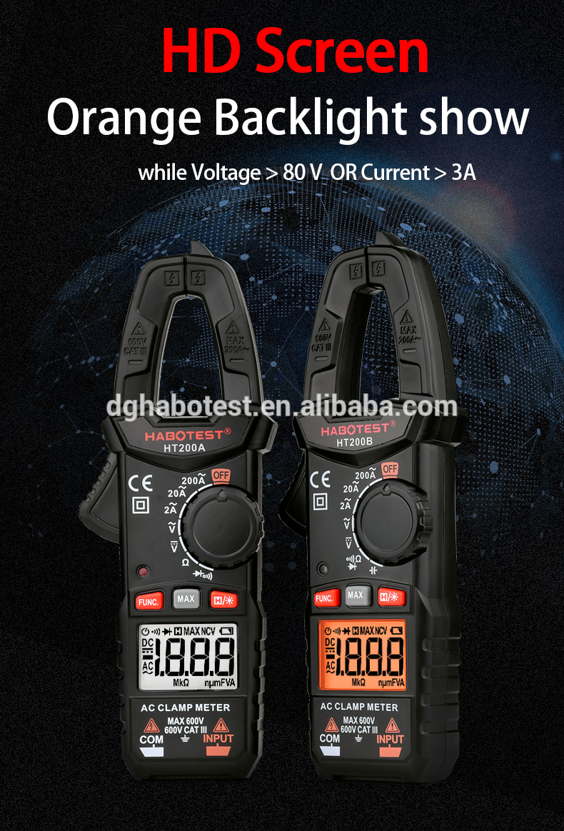 HT200B Clamp Meter Tester