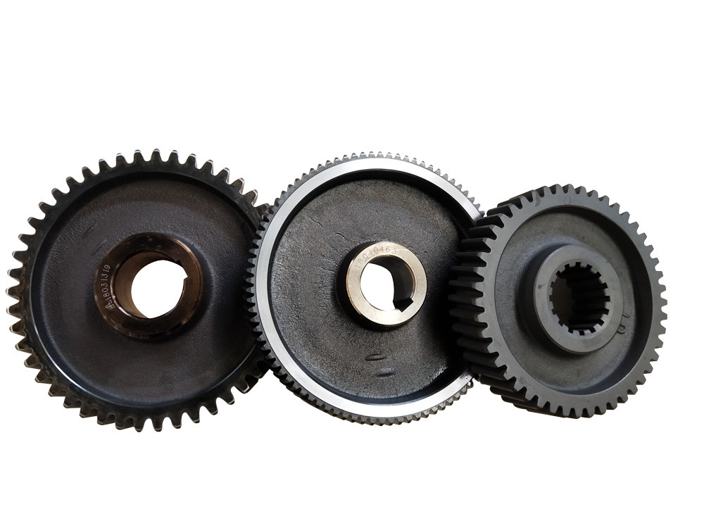 C45 Steel Steel Spur Gears Hardness Treatment Crane Spare Parts For Industry Machinery