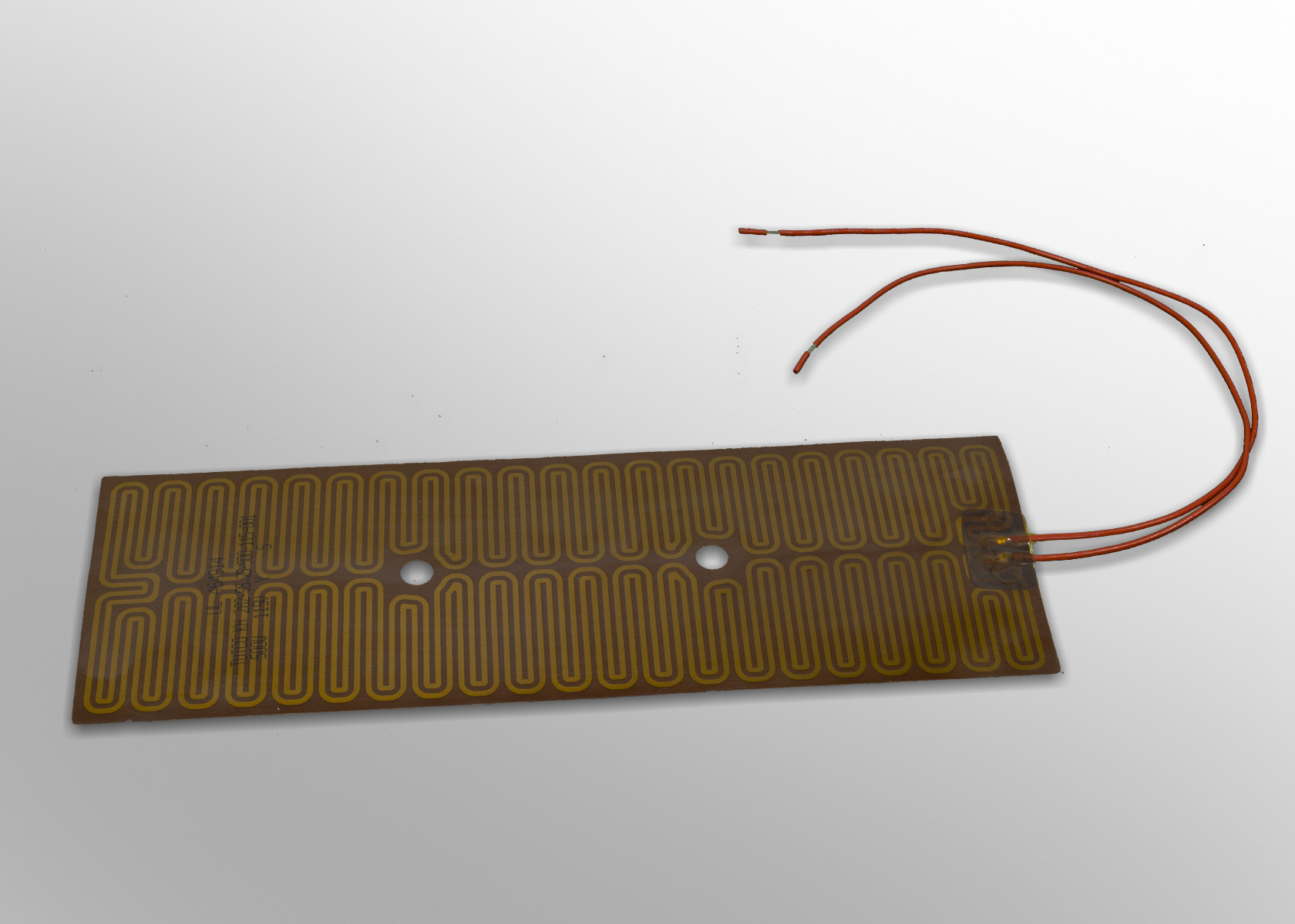 High Performance Kapton Flexible Heaters , Film Heater Element 1.5MM Thickness