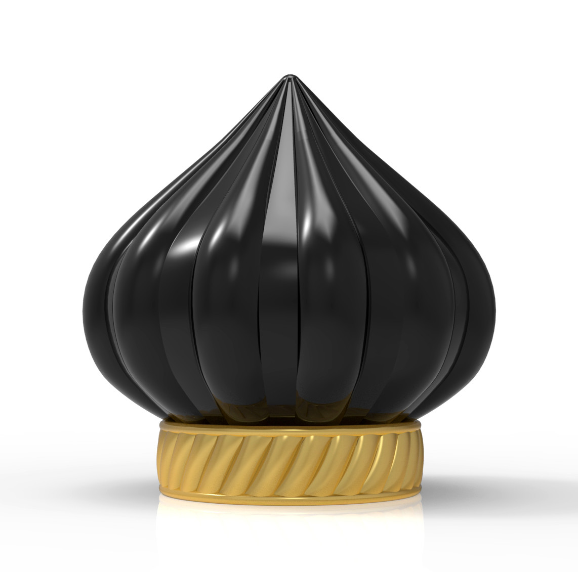 Luxury Glass Perfume Bottle Cover , Custom Zamac Perfume Cap