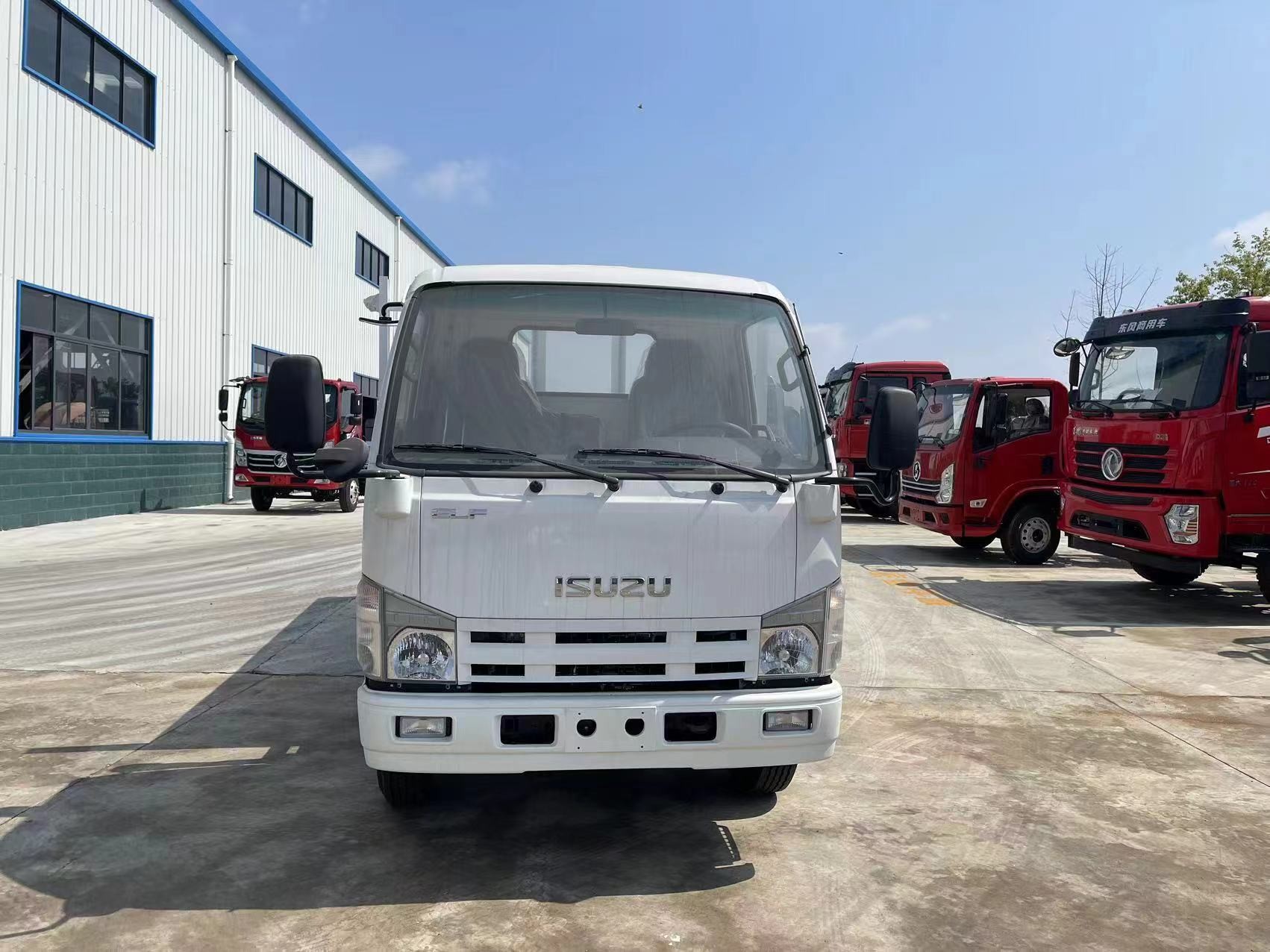 Cargo Trucks 4x2 ISUZU Single Cabin Euro 4 Emission 100P Light Truck 3.5 Tons Double Rear Tire