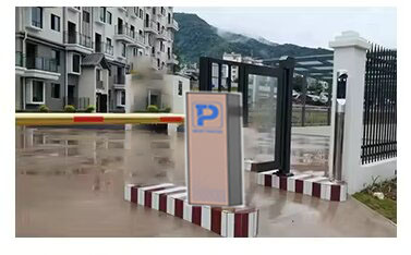 24V DC Pedestrian Swing Barrier Gate Customized With Face Recognition
